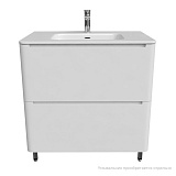 Тумба напольная, белая, 80 см, Edifice, IDDIS, EDI80WFi95. Подходит ум. 0108000i28