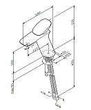 F70A02100 Spirit V2.0 смеситель д/умывальника, хром, шт