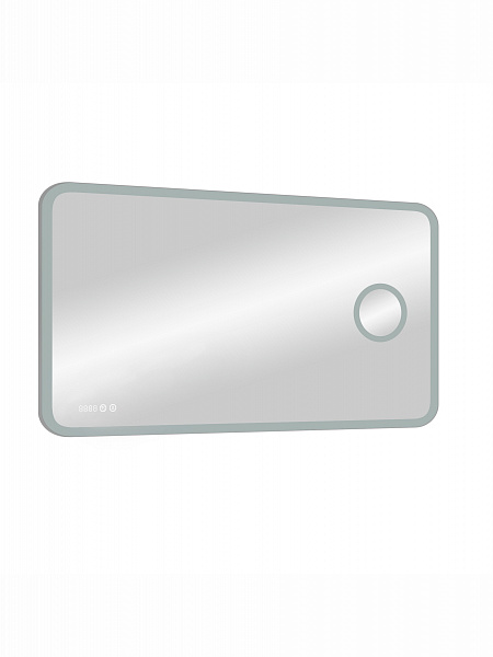 Зеркало Континент "Bliss Led" 1200х800 с увеличительным зеркалом, часами