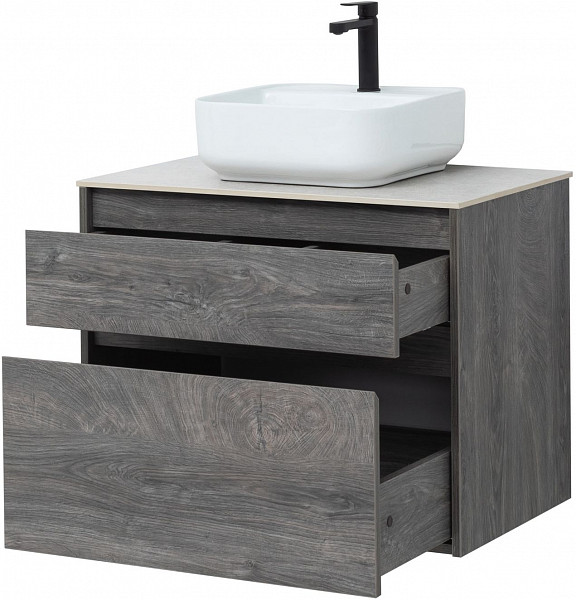 Тумба под раковину Aquanet Nova Lite 75 дуб рошелье (2 ящика) 00242273