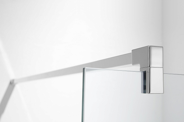 AQ NAR 6310-100 Душевая перегодка Aquatek Walk in с держателем 1000x2000 профиль хром . стекло прозрачное