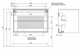 Тумба под раковину Aquanet Lino 80 (Flat) белый глянец 00287542