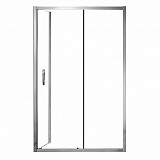 Душевое ограждение AZARIO 1200х800х2000, БЕЗ ПОДДОНА, серебро, открывание направо