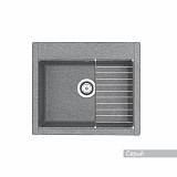 Мойка для кухни Aquaton Делия 60 прямоугольная серая 1A715232LD230