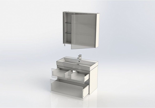 Мебель для ванной Aquanet Бруклин 85 белый 00207801