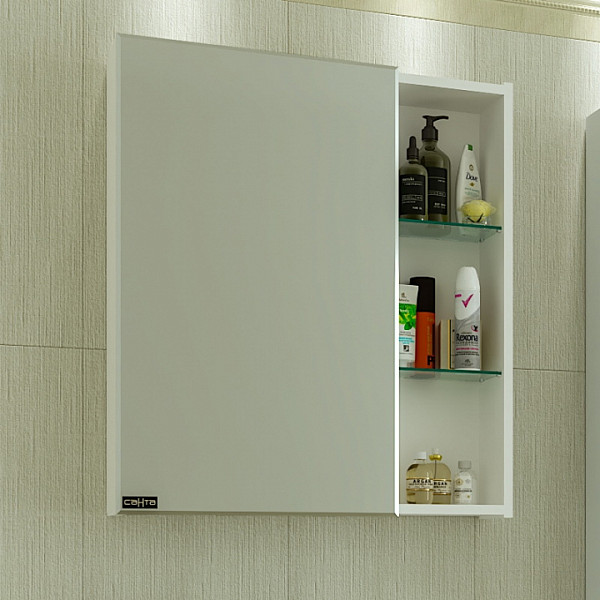 Зеркальный шкаф Дублин 65 универсальный Санта 123004