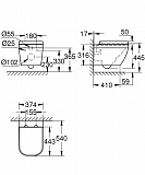 Подвесной унитаз Grohe Euro Ceramic 39554000