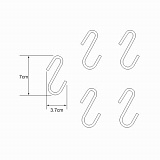 Комплект из 5 крючков Wasserkraft K-415