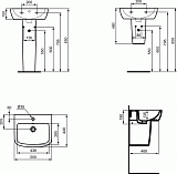 Раковина Ideal Standard Tempo 55 см T056501