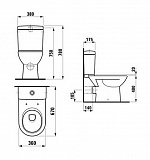 Унитаз-компакт Laufen Pro 8.2495.6.000.000.1