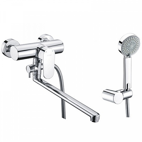 Смеситель для ванны с длинным изливом Wasserkraft Donau 5302L