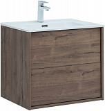 Тумба под раковину Aquanet Lino 60 (Flat) дуб веллингтон 00287541