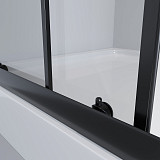 Душ. уголок NG-129-14QT (1200х900х1950) низкий поддон(13см) стекло ТОНИРОВАННОЕ, 2 места