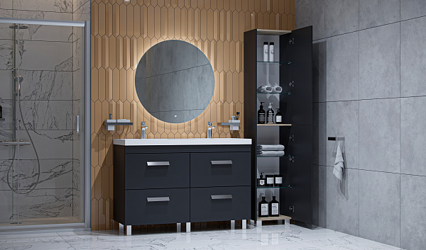 Тумба напольная Orlando 120, серый