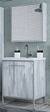 Зеркало-шкаф Corozo Айрон 70 серый/арт SD-00000277