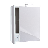 Шкаф-зеркало, 50 см, двухдверный, белый, New Mirro, IDDIS, NMIR502i99