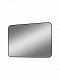 Зеркало Континент "Torry Led" с фоновой подсветкой, бесконтактным сенсором, черной окантовкой 1000х700