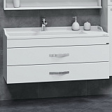 Тумба для умыв. "Виктория 120" NEW  подвес. (ум Сириус 120 литой мрамор) Санта