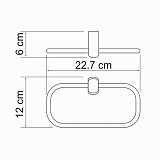 Держатель полотенец Wasserkraft Berkel K-6860