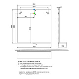 Зеркало, белое, 70 см, Custo, IDDIS, CUS70W0i98