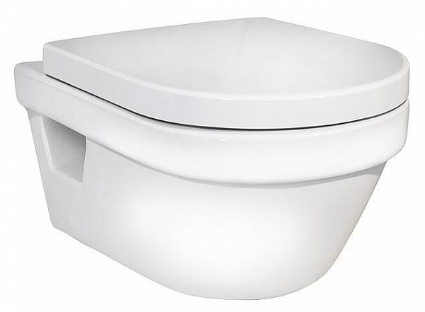 Унитаз подвесной Gustavsberg Hygienic Flush WWC 5G84HR01 с микролифтом