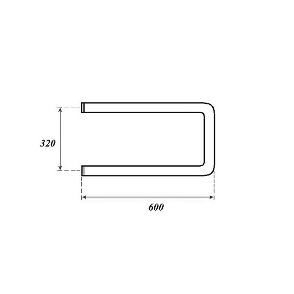 Полотенцесушитель водяной Point PN35336 320x600 П-образный (1"), хром