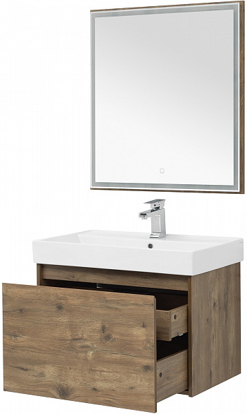 Мебель для ванной Aquanet Nova Lite 75 дуб рустикальный (1 ящик) 00254217