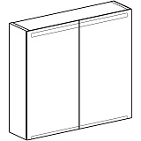 Комплект мебели "Идеальная тройка" Geberit Smyle 75 см 529.353.JR.7