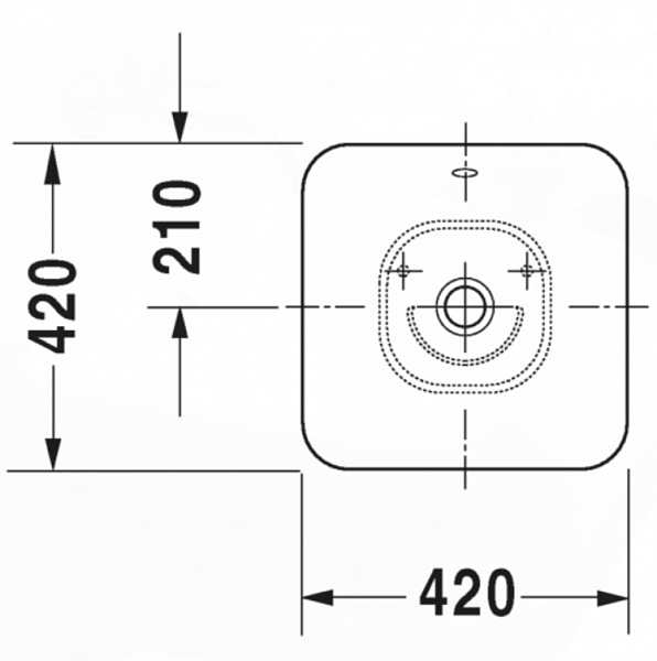 Рукомойник Duravit Bacino 0333420000