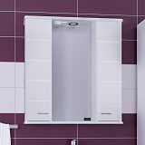 Зеркальный шкаф Омега 75, свет Санта 107005