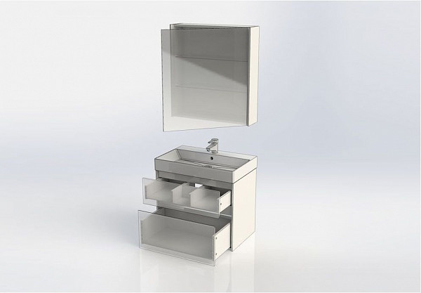 Мебель для ванной Aquanet Бруклин 70 белый 00207804