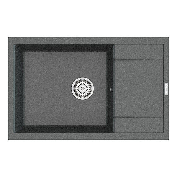 Мойка кухонная Point Велета 78 PN3002GR, графит