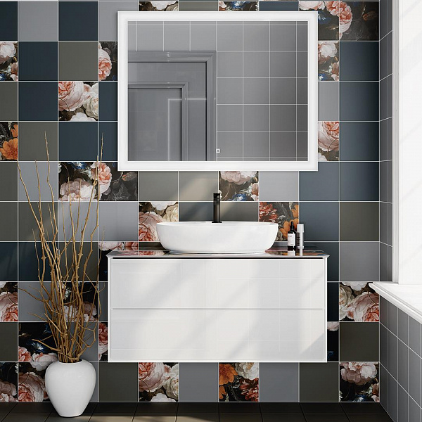 Тумба для раковины Kerama Marazzi Plaza 100 см PL.M.100.2\WHT