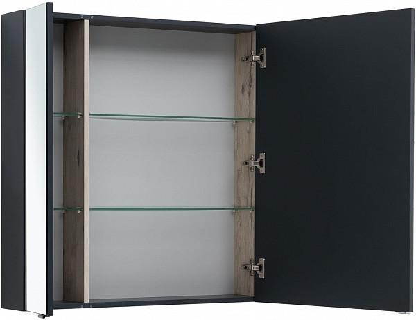 Зеркальный шкаф Aquanet Алвита New 100 Антрацит 00277543