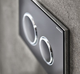 Клавиша смыва Geberit Sigma 21 115.884.SJ.1 черный, хром глянец