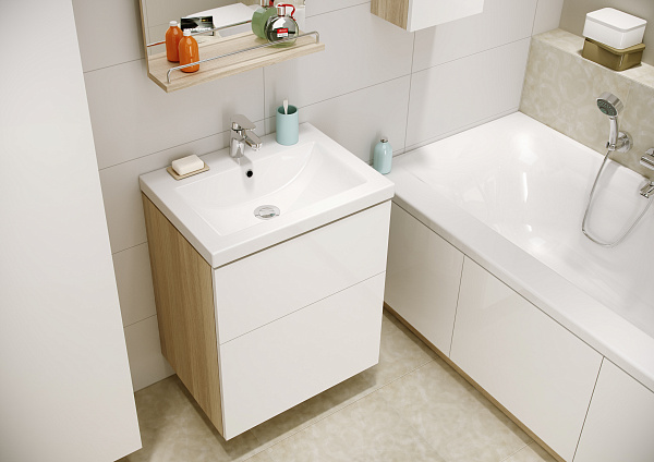 Тумба под раковину Cersanit Smart 40 см  B-SU-SMA-CO40/Wh