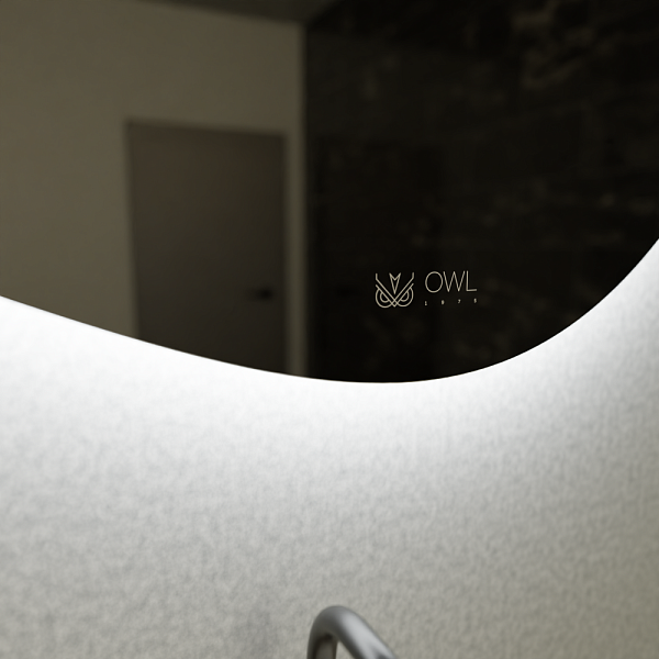 Ark H Зеркало для ванной LED 1000х700 камень