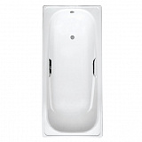 Стальная ванна White Wave Italica 170x75 412623 с отверстиями под ручки