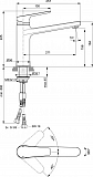 Смеситель Ideal Standard Ceraplan lll B0954AA для кухонной мойки