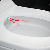 Унитаз-биде подвесной Geberit AquaClean Tuma Comfort 146.294.FW.1 вставка нерж. сталь