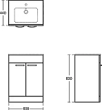 Тумба под раковину Ideal Standard Tempo E3244WG