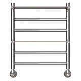 Полотенцесушитель водяной Point Артемида PN14156P П4 500x600 c двумя полками, хром