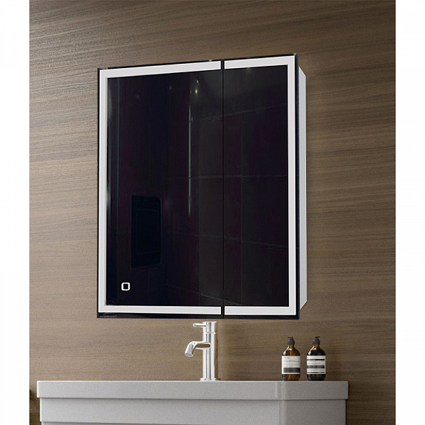 Зеркало-шкаф AZARIO Minio 1Л 700*800 с подсветкой (CS00075842)