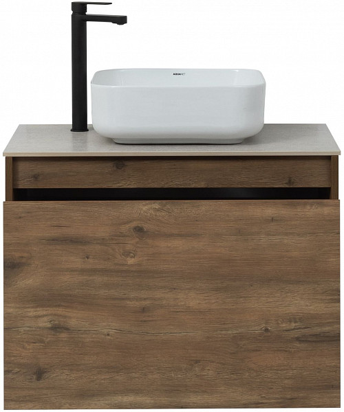 Тумба под раковину Aquanet Nova Lite 75 дуб рустикальный (1 ящик) 00249514