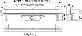 Душевой лоток AlcaPlast APZ5-TWIN-950 Spa Водоотводящий желоб