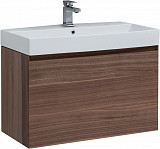 Тумба под раковину Aquanet Нью-Йорк 85 орех 00203947