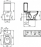 Бачок для унитаза Ideal Standard Tesi T356801