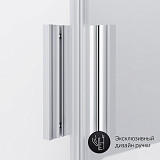 W90G-403-090MT Gem душ.ограждение 90х90 квадрат,стекло прозрачное,профиль мат. серебро, без поддона