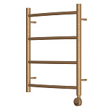 Полотенцесушитель электрический Point Афина PN04156BRE П4 500x600 левый/правый, бронза