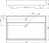 Раковина Aquanet Латина 75 00242338